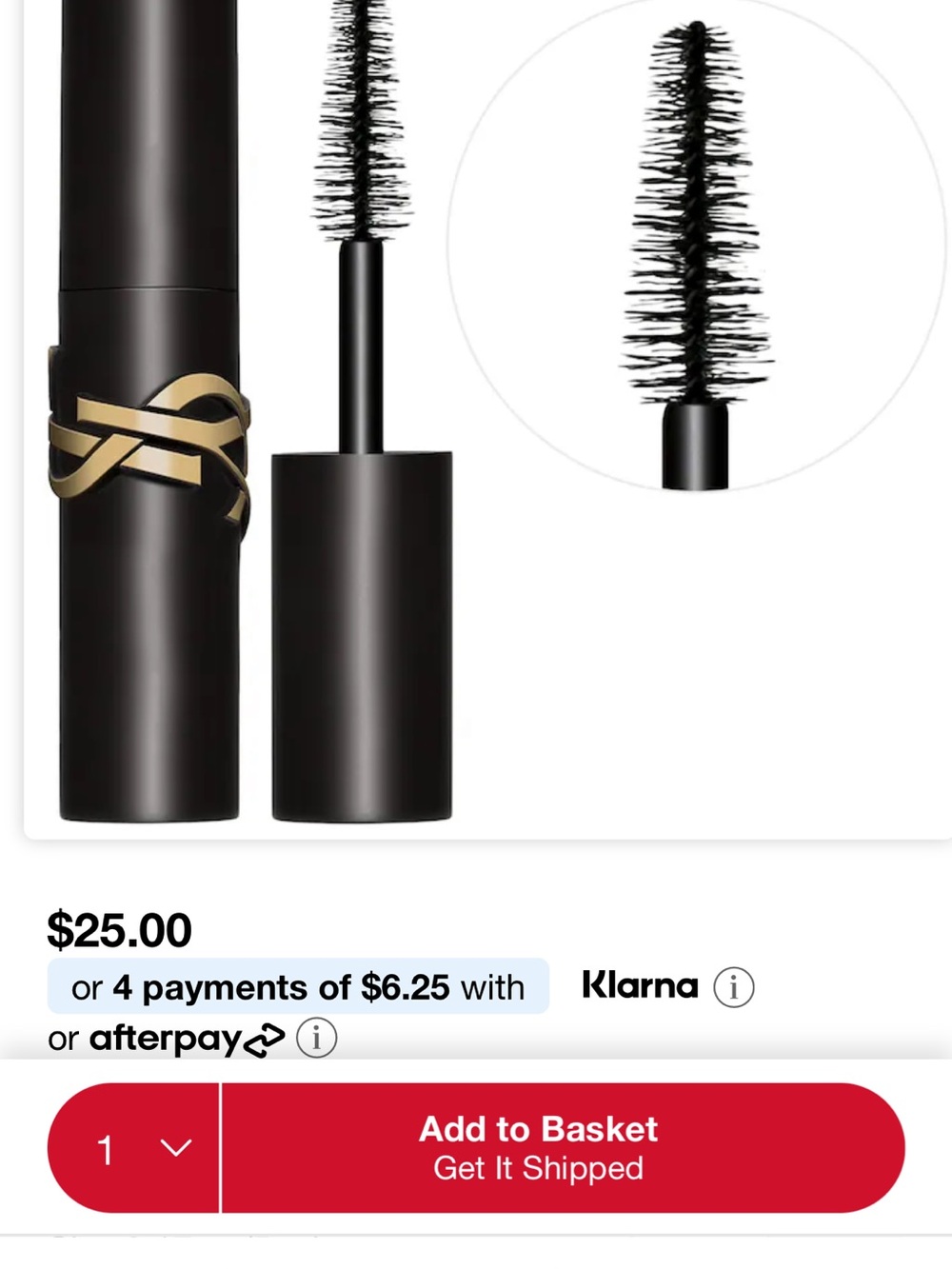 Yves Saint Laurent Lash Clash Mascara — Black & Gold Packaging - Picture 6 of 6
